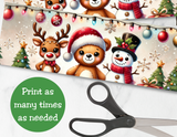 Santa Pringles Label Printables