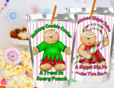 Sweet Gingerbread Capri Sun Label Printable