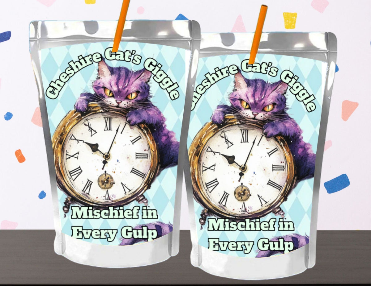 Vintage Alice in Wonderland Capri Sun Printable Label