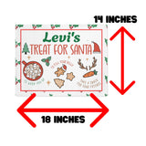 Personalized Santa Snack Tray Placemat