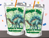 Dinosaur Capri Sun Label Printable