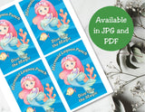 Mermaid Lagoon Punch Capri Sun Label Printable