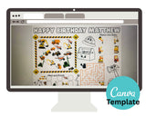 Construction Birthday Placemat – Printable Party Activity