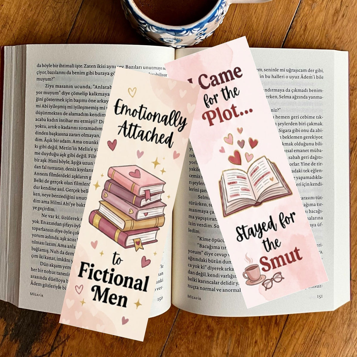 Valentine Smut Bookmarks – Printable Bookish Bookmark Set 2