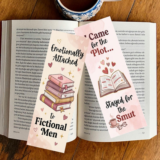 Valentine Smut Bookmarks – Printable Bookish Bookmark Set 2