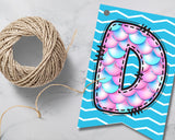 Mermaid Scales Pennat Banner