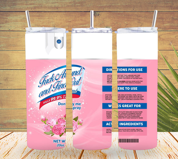 Find Out Spray Tumbler  *701