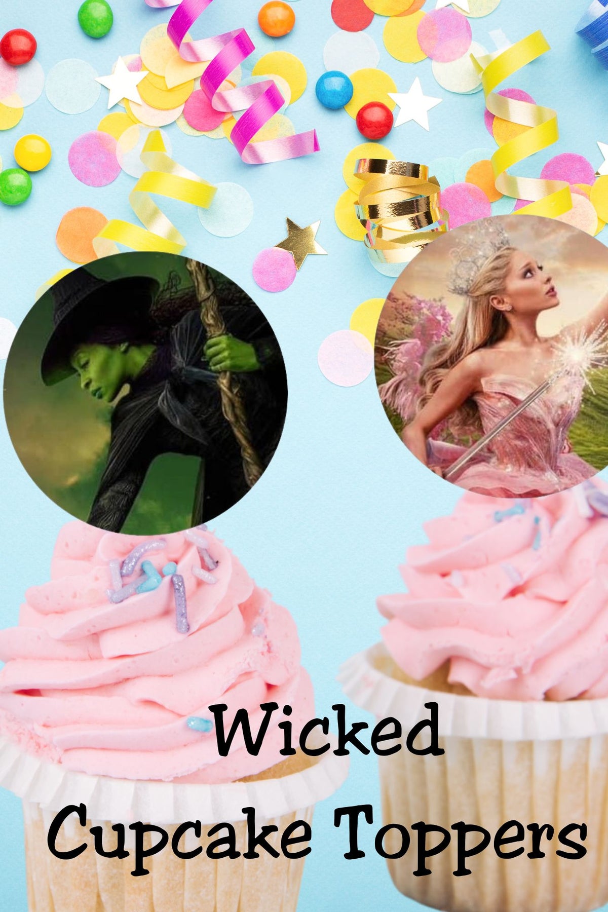 Wicked Cupcake Topper Printable