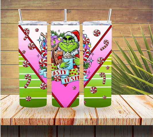 Toasty Grinch 20 ounce Stainless Steel Tumbler   *605