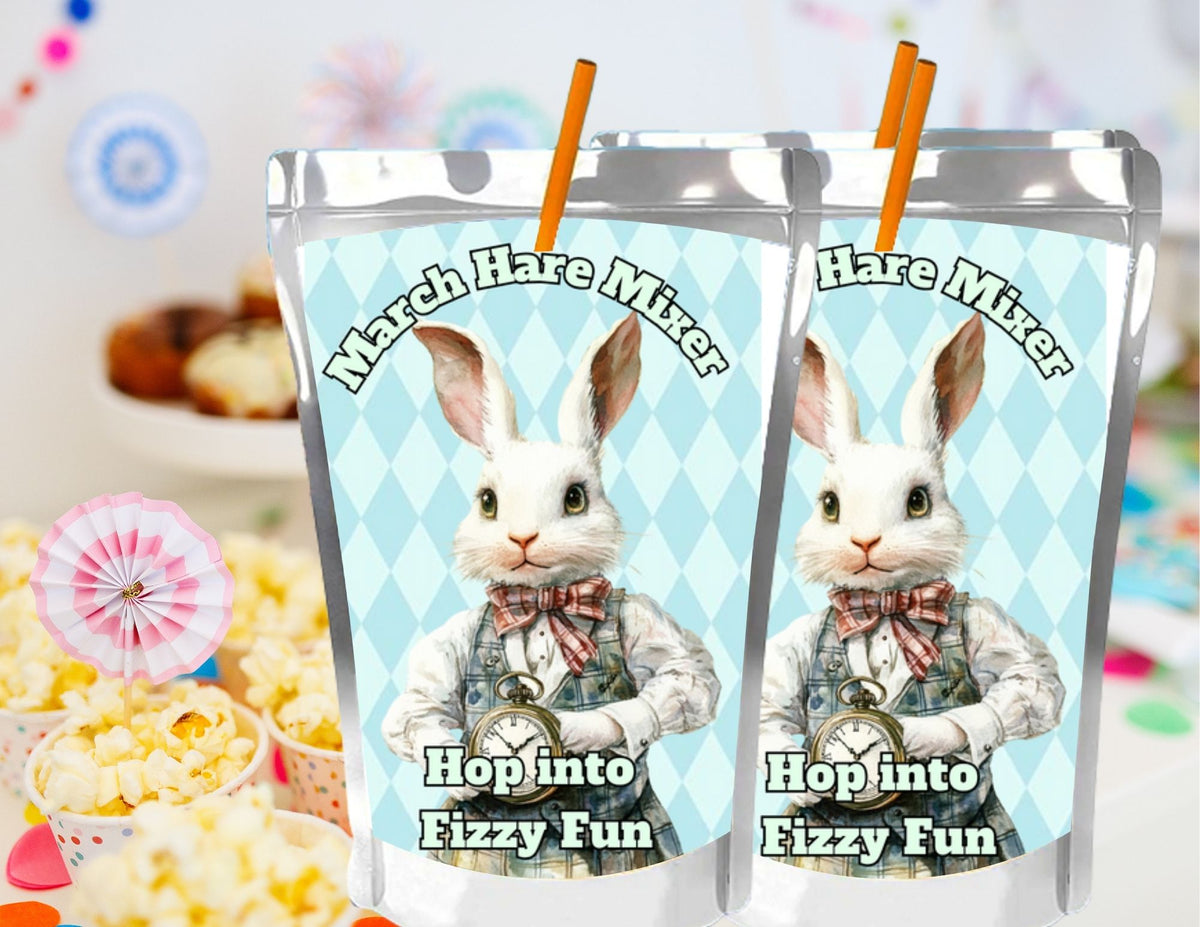 Vintage Alice in Wonderland Capri Sun Printable Label