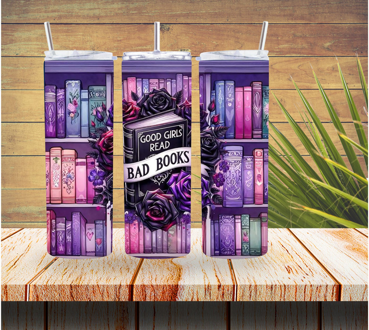 Good Girls Bookshelf Book 20 ounce Stainless Steel Tumbler  *601
