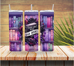 Good Girls Bookshelf Book 20 ounce Stainless Steel Tumbler  *601