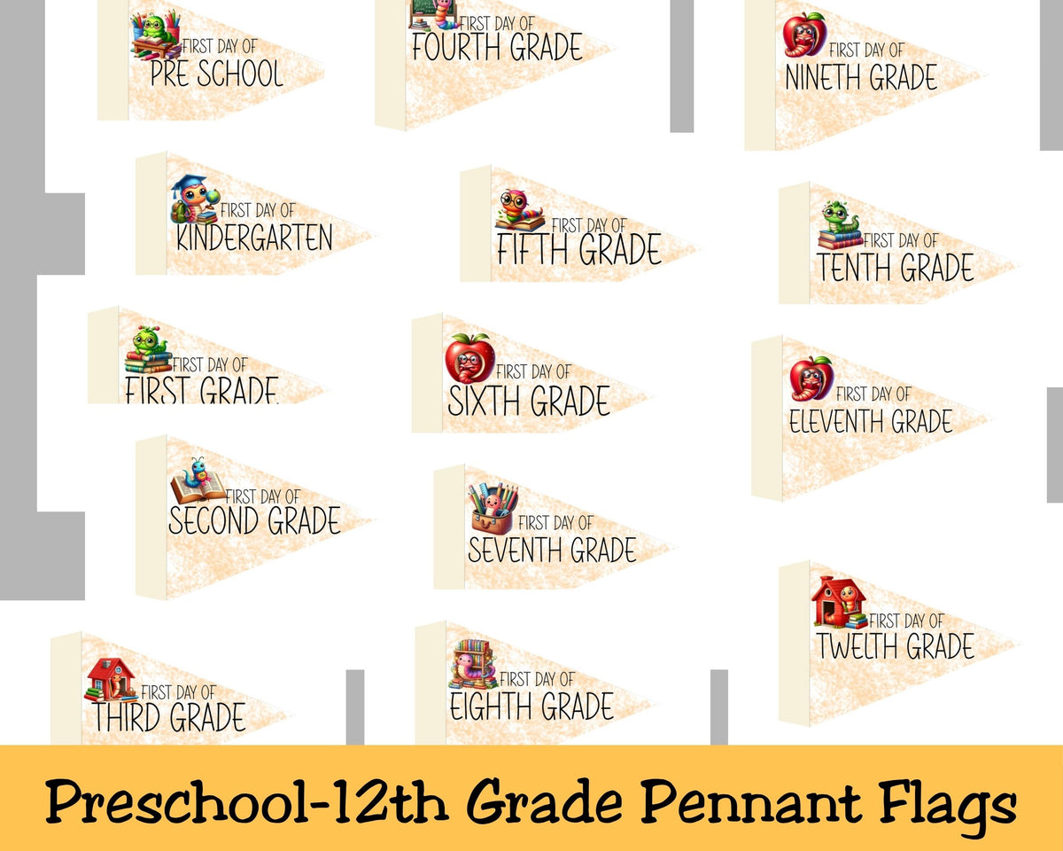 Bookworm Back to School Breakfast Printable Set