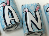 Easter Bunny Ears Alphabet Hershey Candy Bar Wrapper Printable