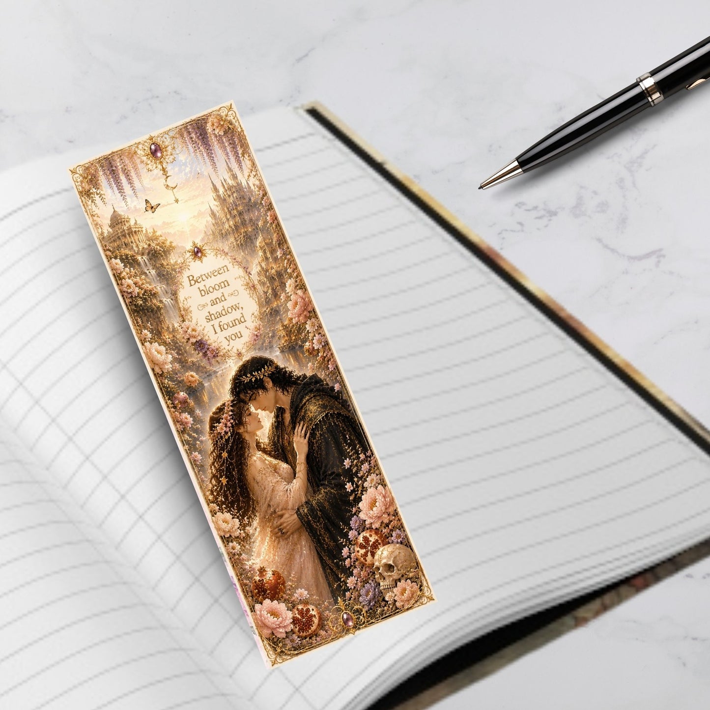 Hades and Persephone Printable Bookmark Set | Dark Romance Fantasy Bookmarks | Romantasy Reader Gift Digital Download