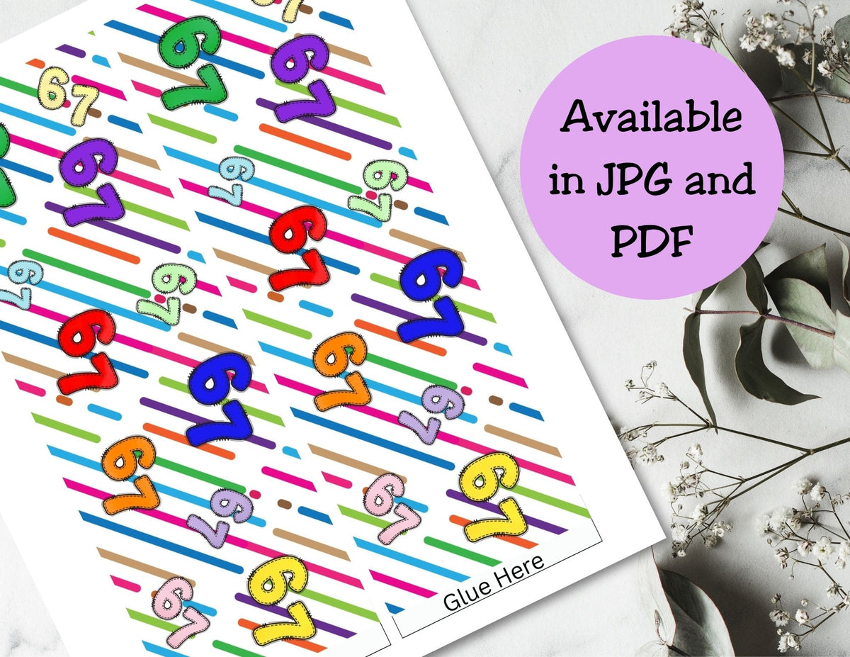6 & 7 Valentine Pringles Labels – We Go Together Like 6 and 7 Printable Kids Valentine Snack Wrap