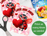Love Bug Juice Capri Sun Label Printable