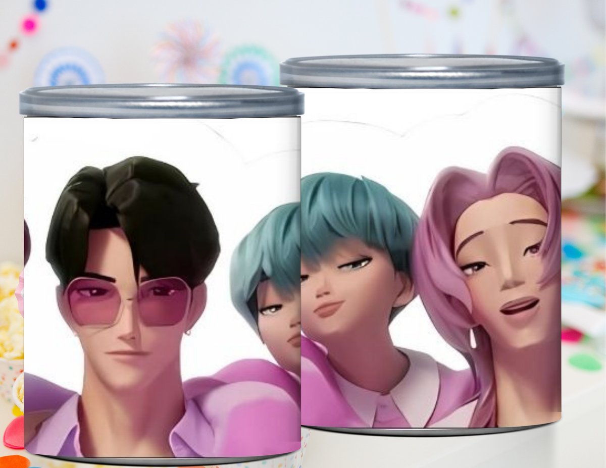 Saja Boys K-pop Demon Hunters Pringles Printable Party Favor