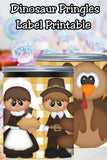 Pilgrim Thanksgiving Pringles Label Printable