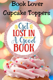 Book Lover Cupcake Topper Printable