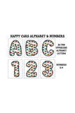 Cars Alphabet Clipart Set