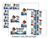 Moana Kisses Printable Candy Bag Topper