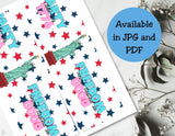 Freedom Never Tasted So Good Pringles Can Wrapper Printable | 4th of July Party Favor | USA 250 Snack Label