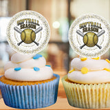 Softball Season Cupcake Toppers Printable