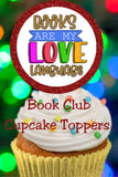 Book Lover Cupcake Topper Printable