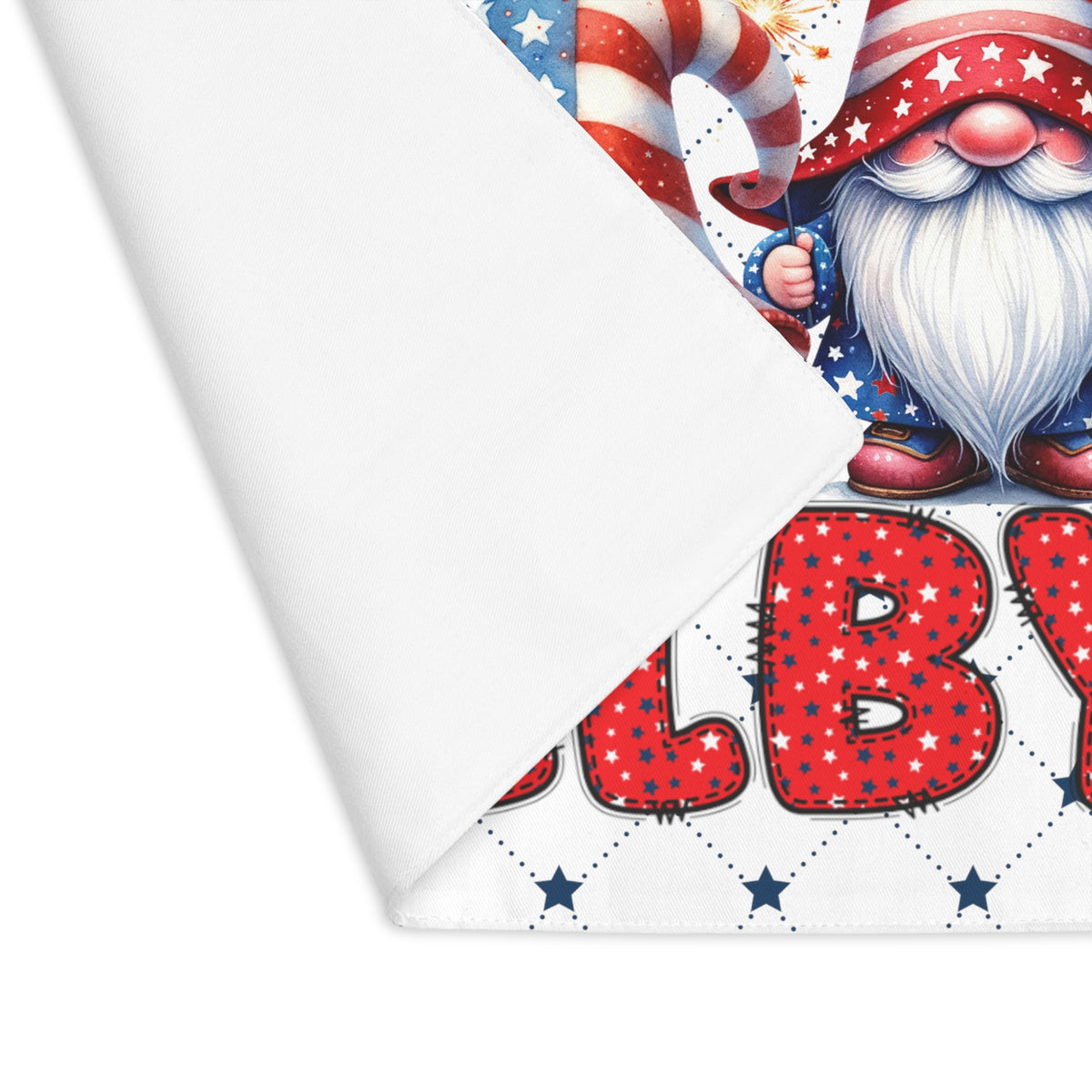 Patriotic Gnomes Custom placemat for 4th of July