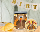 Pilgrim Thanksgiving Pringles Label Printable