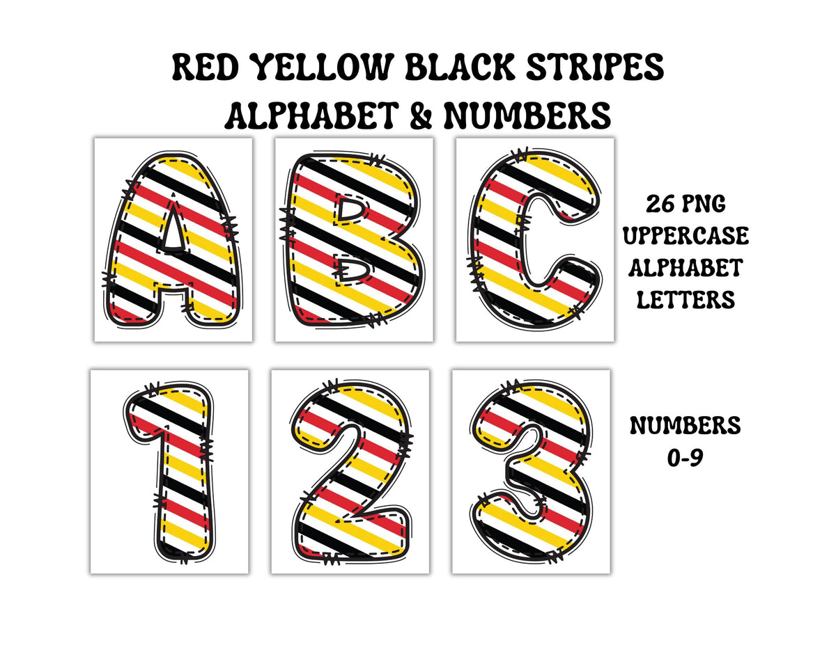 Pirate Alphabet Clipart Set