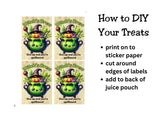 Witch’s Brew Capri Sun Pouch Label Printable
