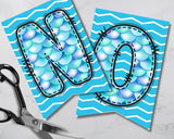 Mermaid Scales Pennat Banner