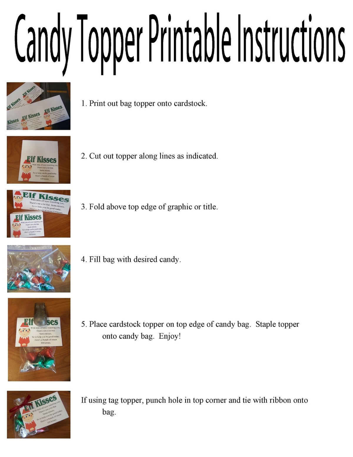 Class Rainbow Bag Topper Canva Template Printable