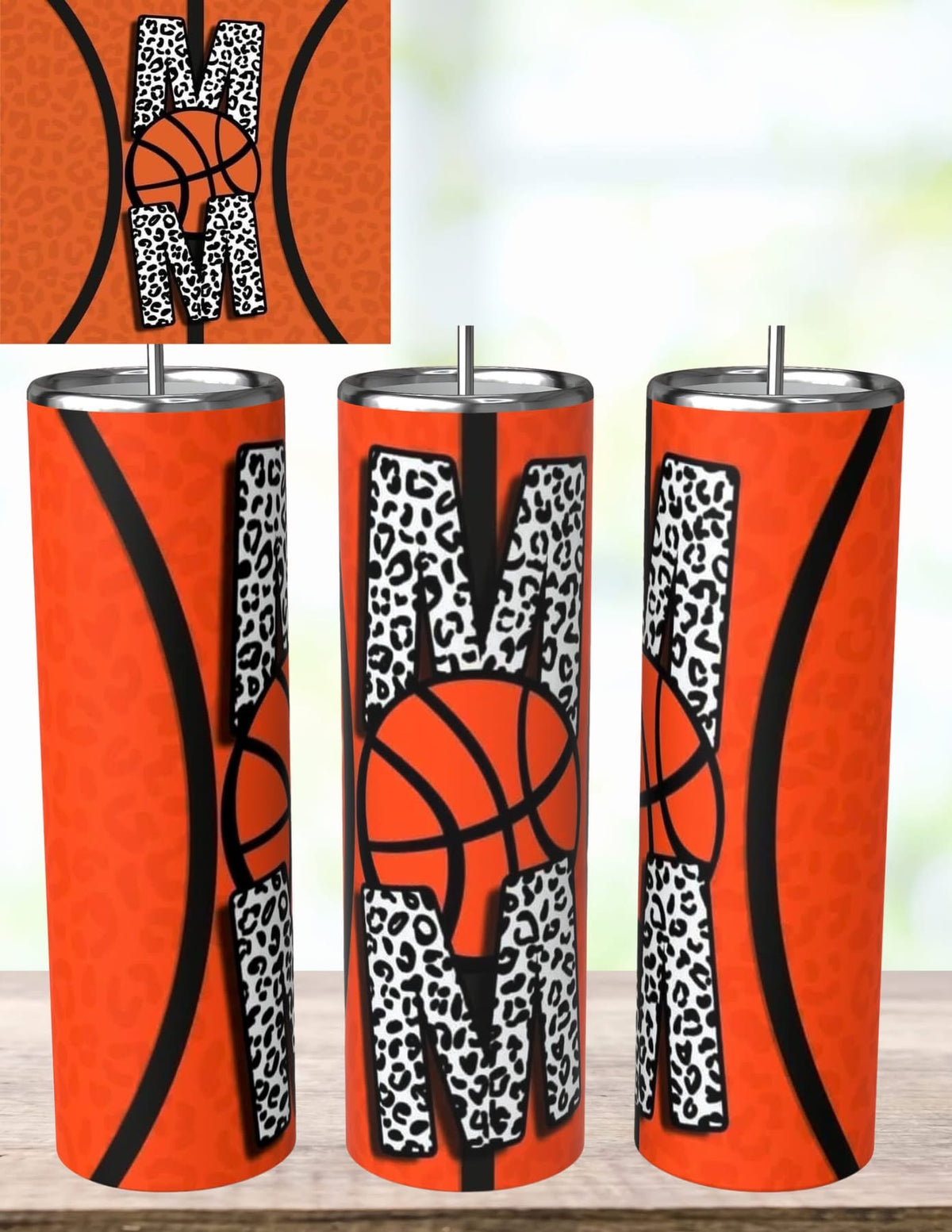 Basketball Mom 20 ounce Stainless Steel Tumbler   *688