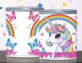 Unicorn Rainbow Pringles Labels Printable Party Favors
