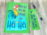 Mom Life Got Me Feeling Like Hei Hei Gift Notebook Set