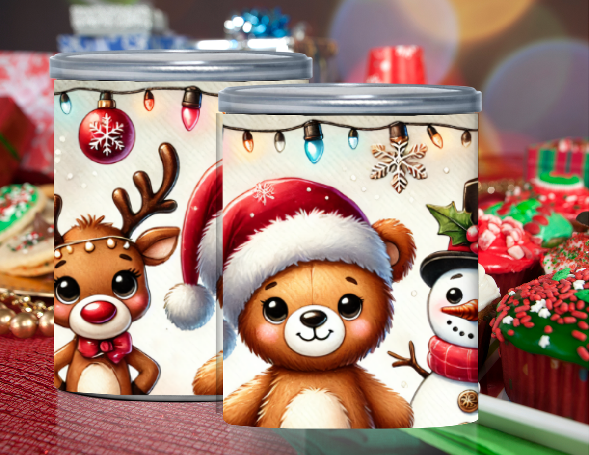 Santa Pringles Label Printables