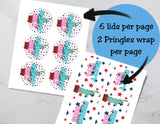 Freedom Never Tasted So Good Pringles Can Wrapper Printable | 4th of July Party Favor | USA 250 Snack Label