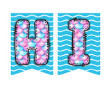 Mermaid Scales Pennat Banner