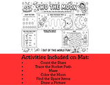 Two The Moon Birthday Activity Placemat Printable