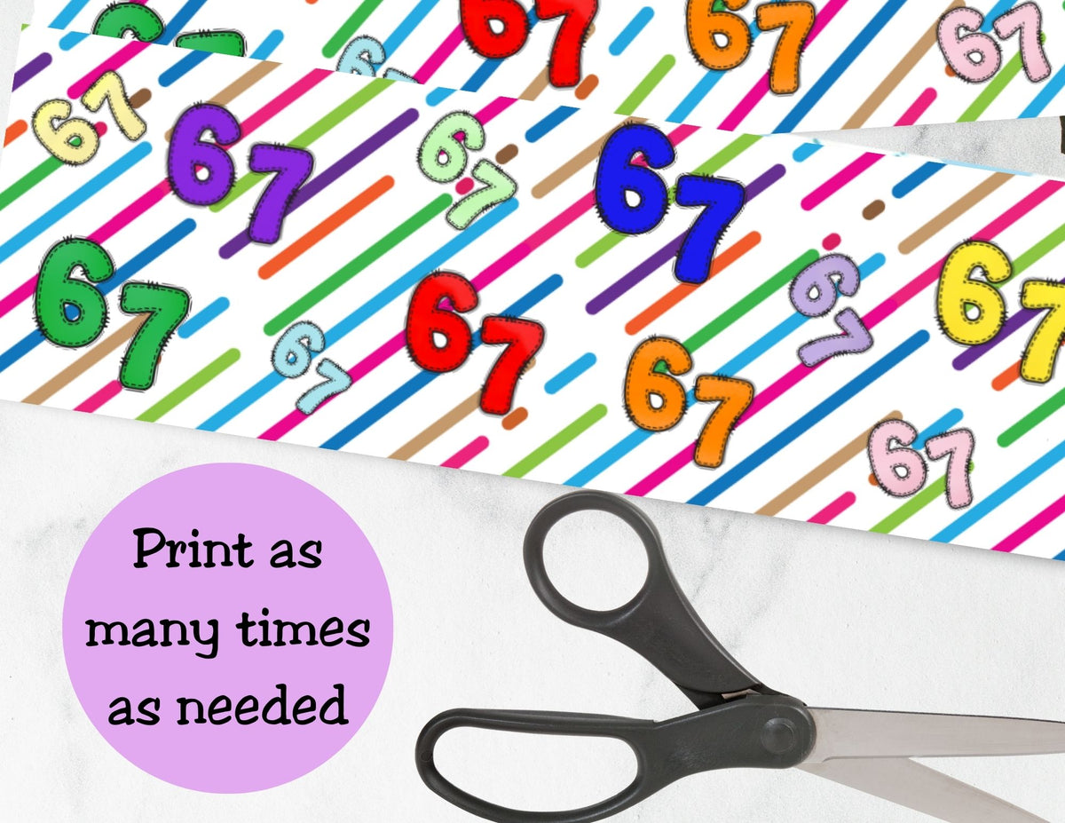 6 & 7 Valentine Pringles Labels – We Go Together Like 6 and 7 Printable Kids Valentine Snack Wrap