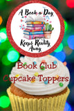 Book Cupcake Topper Printables