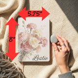 Carnations Personalized Birth Month Flower Notebook