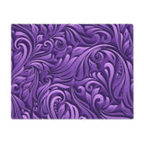 Purple Flourish Placemat, 1pc