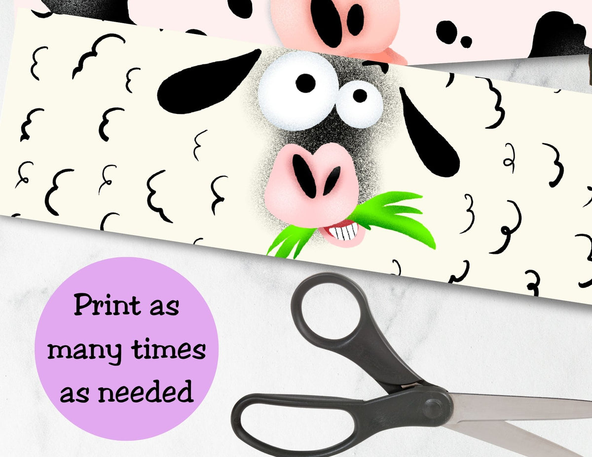 Farm Animal Pringles Labels – Canva Editable Template
