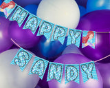 Mermaid Scales Pennat Banner