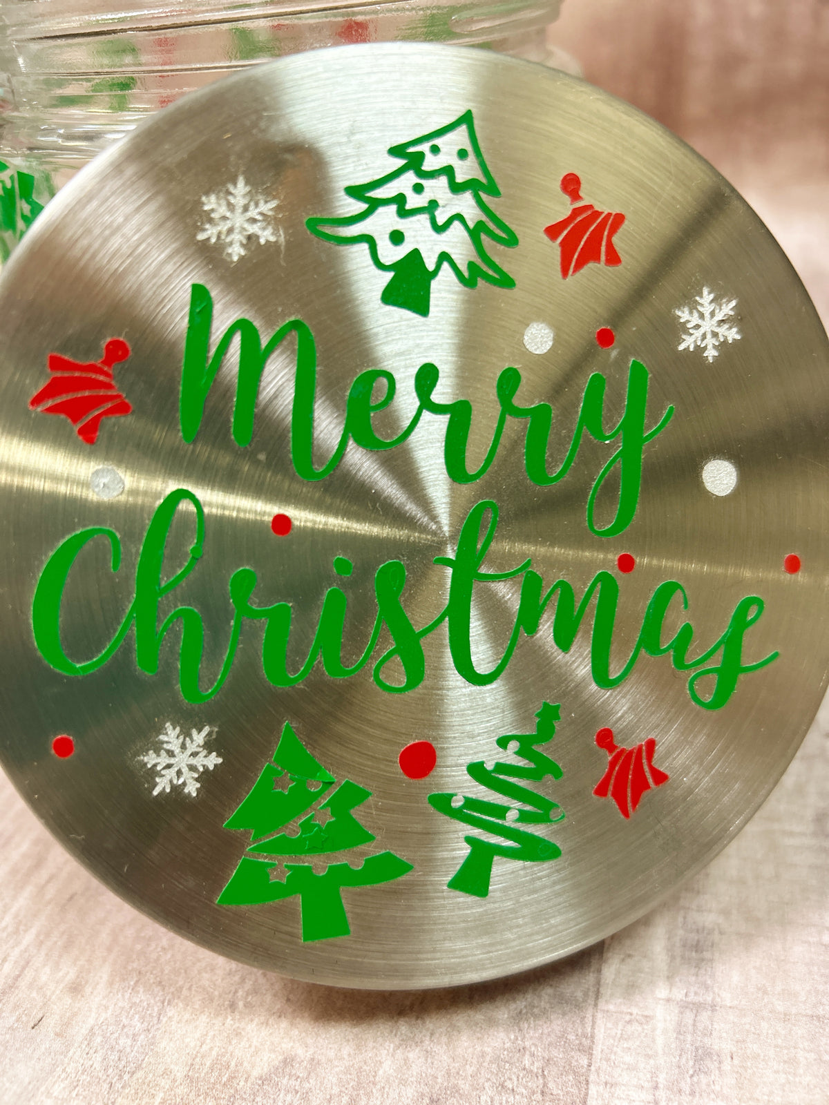 Christmas Trees Candy Jar