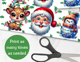 Christmas Pringles Can Label Printable – Holiday Party Favor